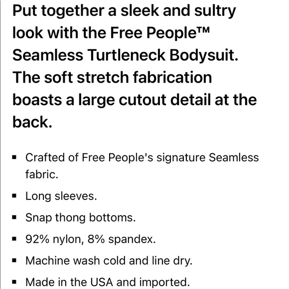 Free People Seamless BodySuit - White - Picture 3 of 5